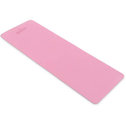 Коврик для фитнеса  Queenfit Premium TPE 0,5 см pink - фото №4